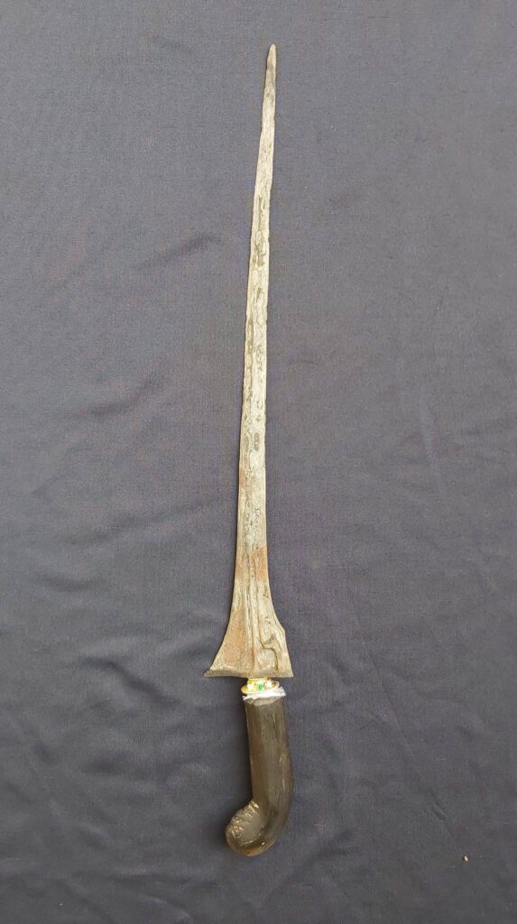 Keris Tilam Upih pamor pedaringan Kebak Tindik - ZK-144