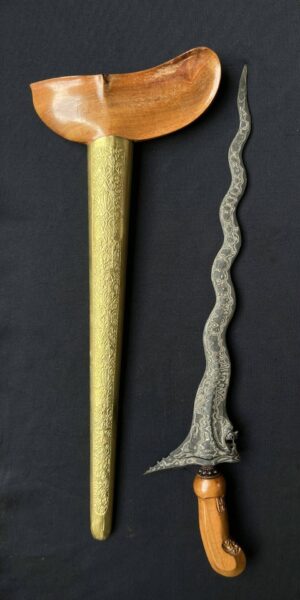 Keris Naga Siluman Pamor Uler Lulut Luk 9 - ZK-304