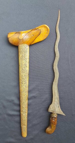 Keris Buto Ijo Luk 9 Est. Majapahit Kingdom - ZK-128