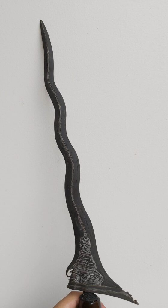 Keris Luk 7 Pamor Satrio Pinayungan - ZK-074