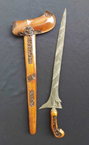 Keris Lurus Dapur Sinom Pamor Gubet - ZK-116