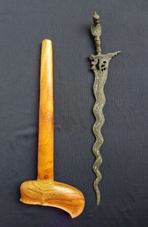 Keris Singo Nogo Luk 13 Handle Pandito - ZK-121