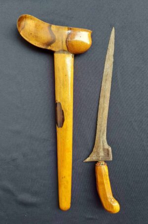 Keris Brojol Patrem Pamor Meteorit Est. Majapahit - ZK-126