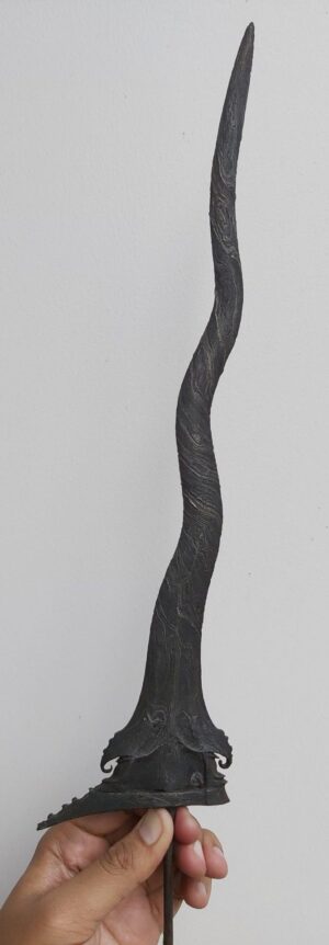 Keris Karno Tanding Pamor Lawe Saukel - ZK-036
