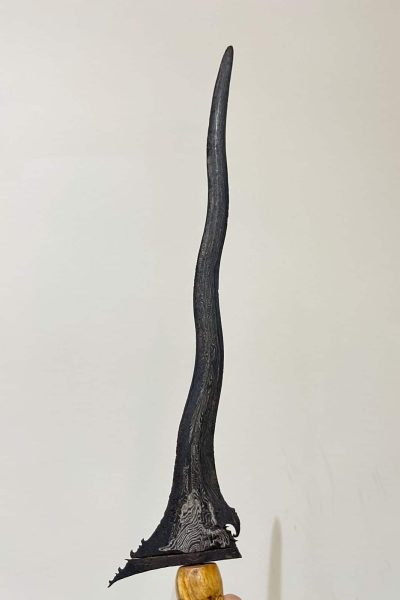 Keris Pandawa Lare Dwi Pamor (pancuran emas & dadung muntir) - ZKE-406